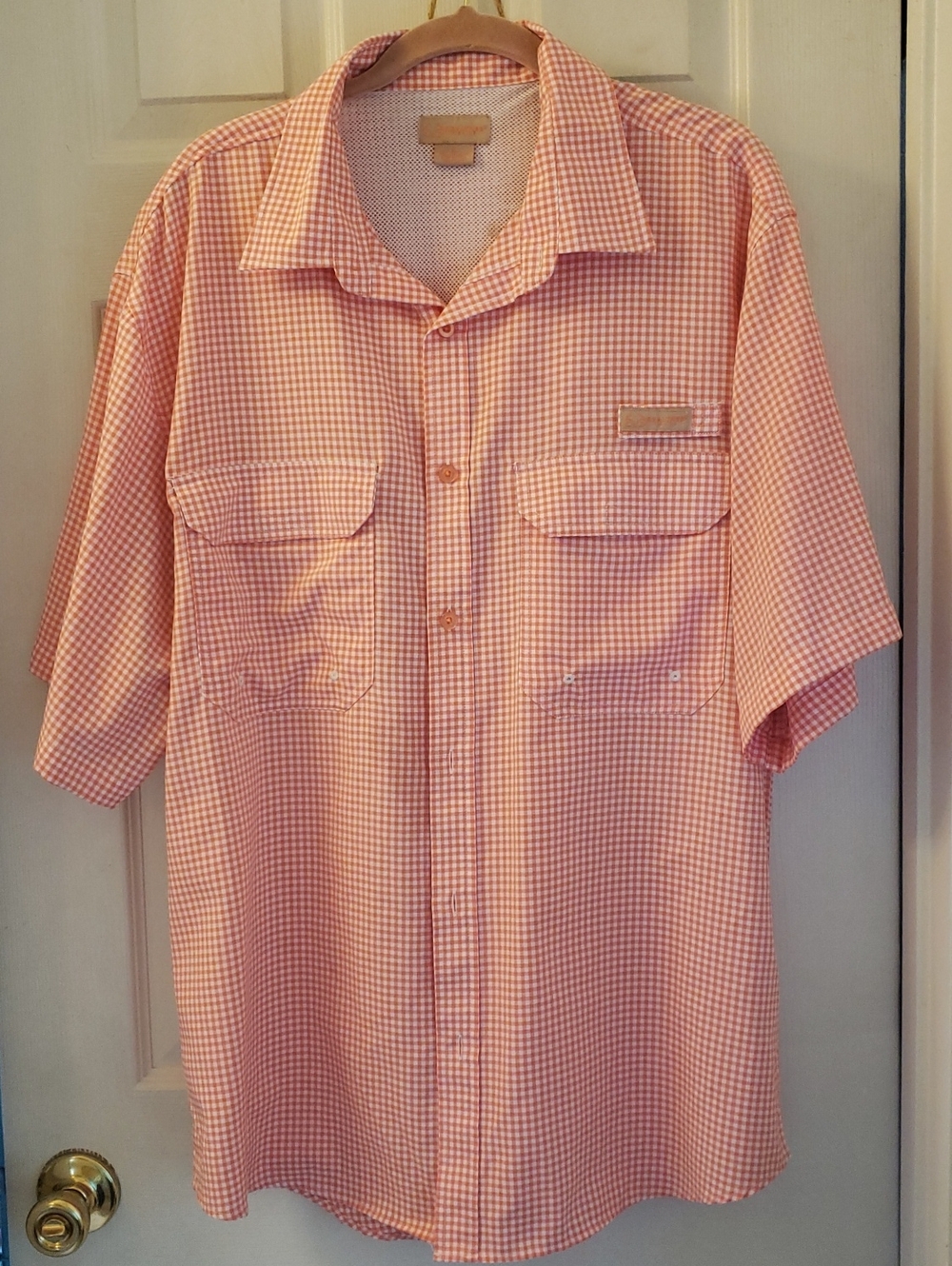 Realtree Pink Gingham Short-Sleeve Button-Down Shirt